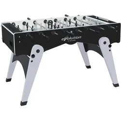 Garlando Tischfußball Kickertisch "Foldy Evolution",schwarz / silber,