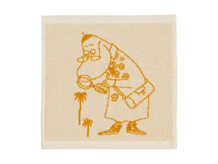 Moomin Arabia Serviette Moomin 25x25 cm Hemulen, ocre