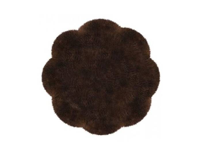 Heitmann-Felle Fellteppich - braun 140 x 140 cm 145
