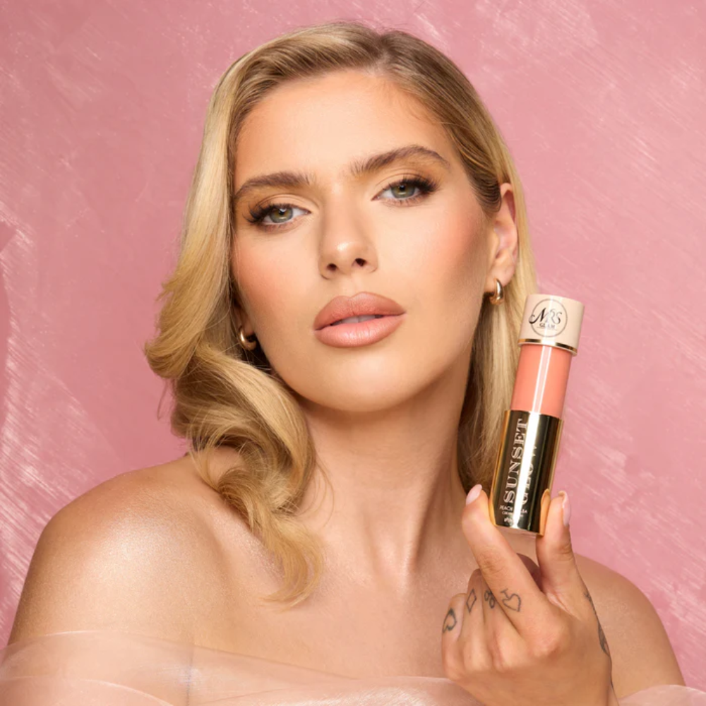 Bperfect Mrs Glam Sunset Glow Cream Blush with Buildable Coverage 10mL Rosemantic