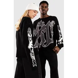 XLARGE Logo Mania Strickpullover black Gr. L