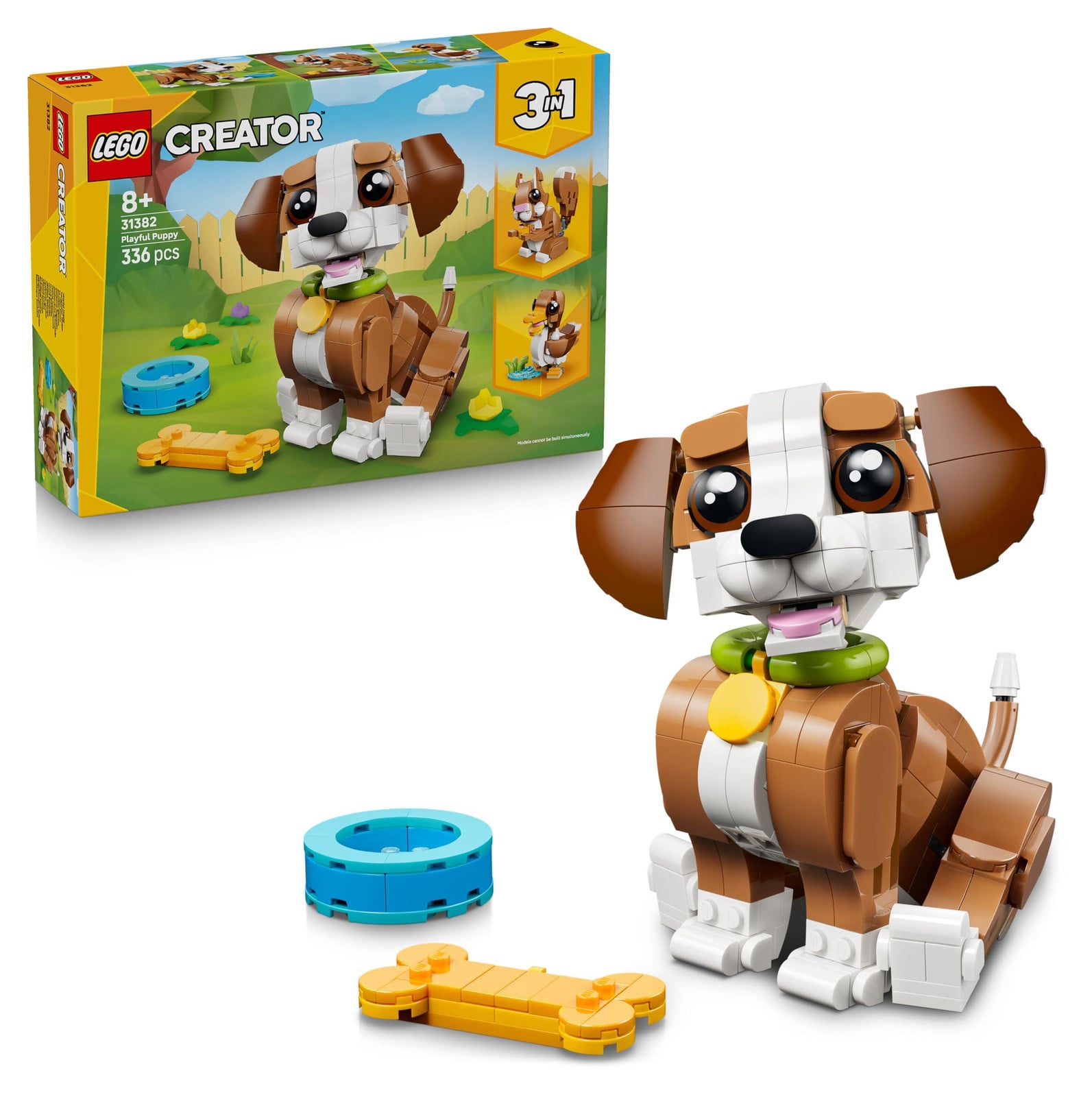 LEGO Creator 3 in 1 Speelse puppy 31382