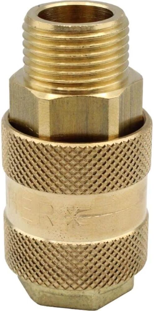 Faher Conector Rápido De Latón Para Herramienta Neumática Latón Talla Única Unisex