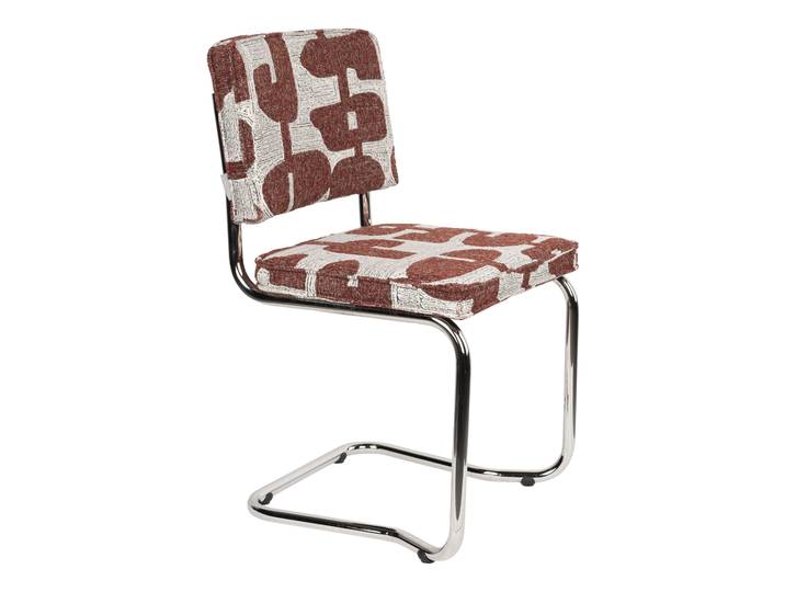 Zuiver Eetkamerstoel Ridge Kink, Deco - Rood
