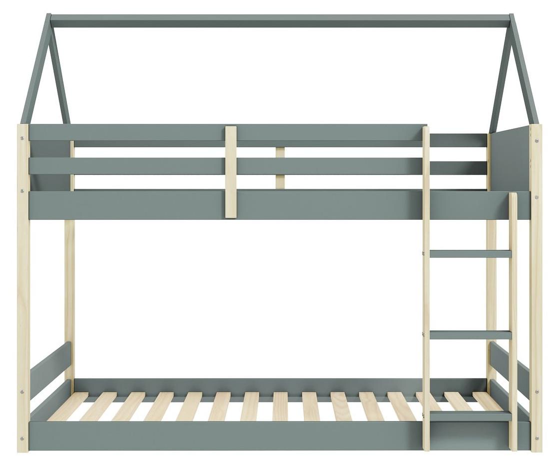 CALICOSY - Montessori Etagenbetten 90x190 cm in Form eines Hauses - OSCAR