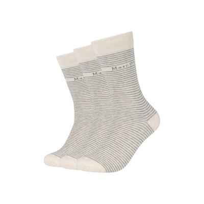 Socken MARC O'POLO, Damen, Gr. 35-38, Sockengröße, beige (nature melange), Obermaterial: 80% Baumwolle, 17% Polyamid, 3% Elasthan, Socken Socken, mit gekämmter Baumwolle