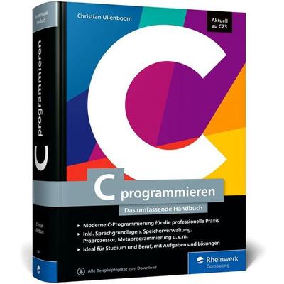 C programmieren, Gebundene Ausgabe von Christian Ullenboom, Rheinwerk Verlag, 978-3-367-11641-6