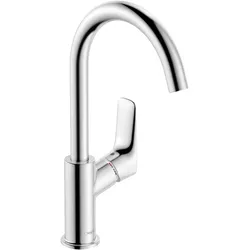 Hansgrohe Waschtischmischer 210 Logis chrom mit Schwenkauslauf , 71130000 71130000