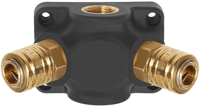 Riegler Boîte de terminaison G3/4, 3 raccords standard NW7,2, max. 15 bar air (EVDK34-3)