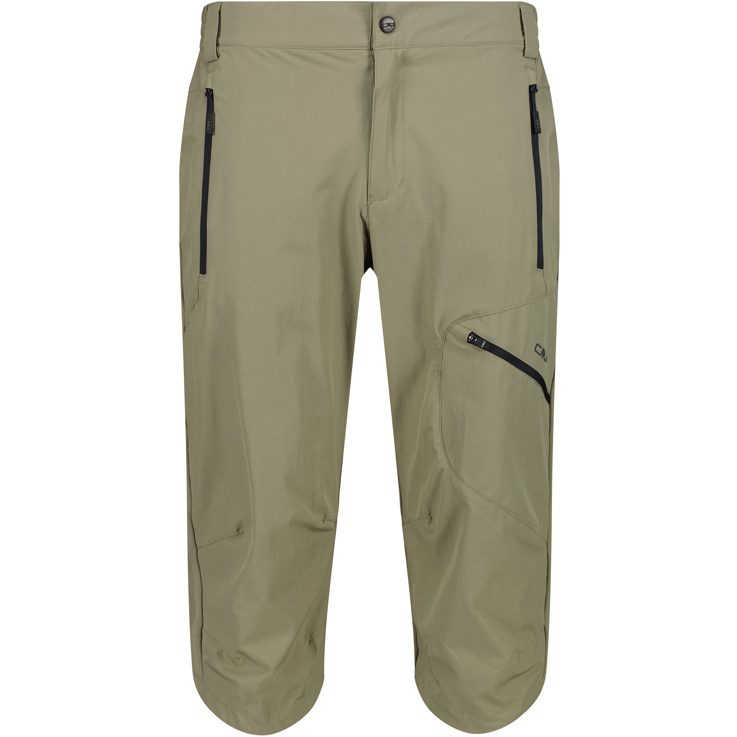 CMP Capri Hose Herren Kurze Hosen beige Größe M Trekking Elastisch