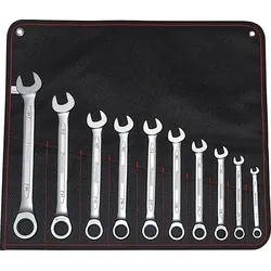 FORMAT Ratschenschlüssel Set SW 8-24mm gerade 10-teilig
