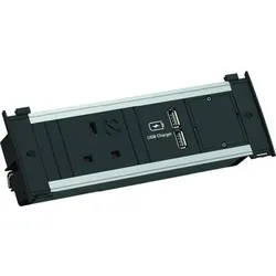 Bachmann 927.057 KAPSA S 1xUK 3,15A 1xUSB Charger 1xCM 0,2m 927057