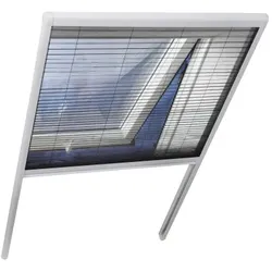 Hecht Insektenschutz Dachfenster Plissee 80x160cm braun
