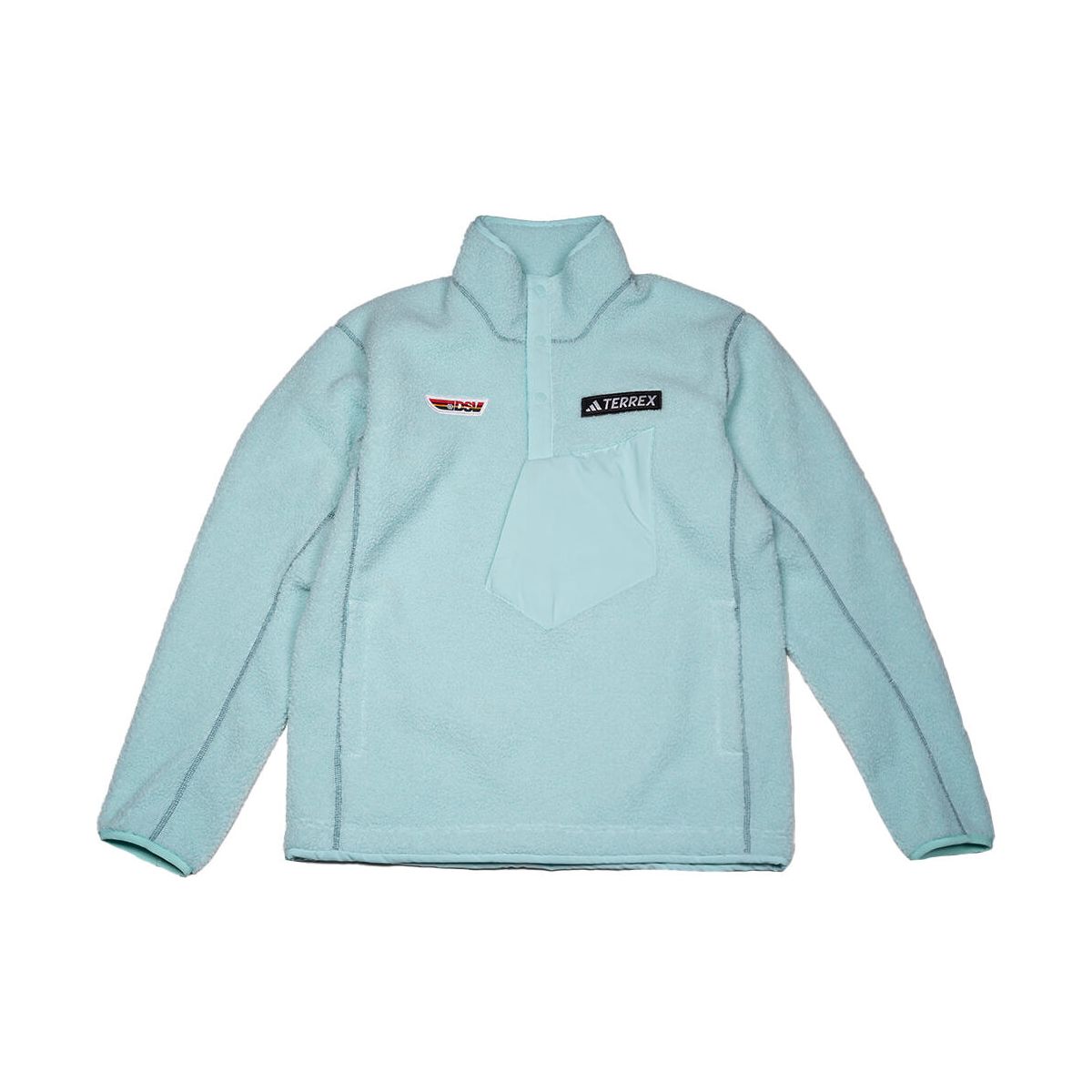adidas Terrex DSV Pile Fleece Pullover semi flash aqua (AEXY) XL JX4724-AEXY-220