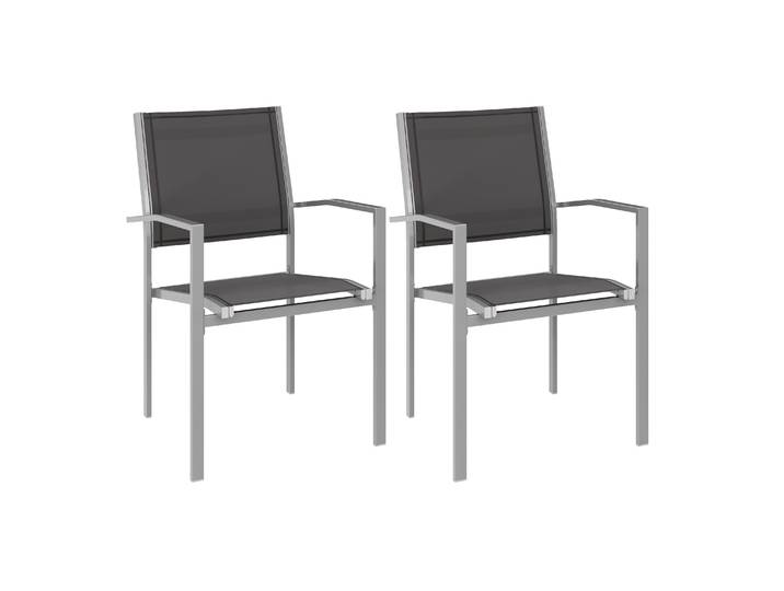Gartenstuhl ZIA 2er Set anthrazit