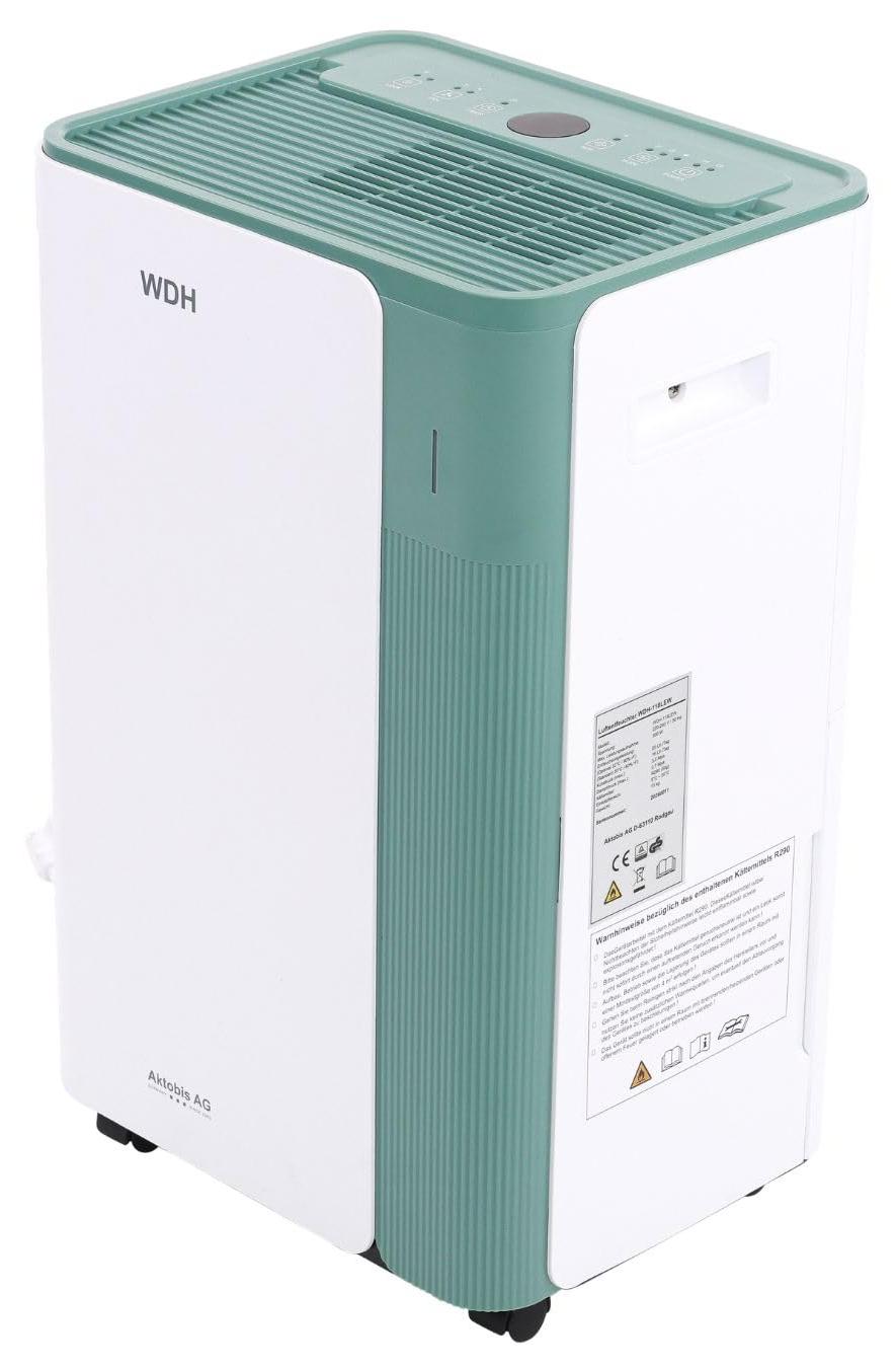 Luftentfeuchter 20 l/Tag, WLAN, weiß/mintgrün