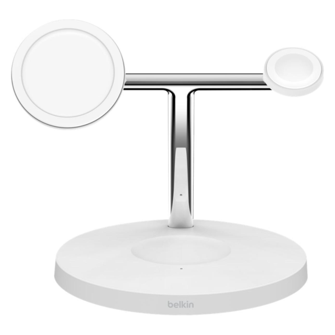 Belkin 3-IN-1 WIRELESS CHARGER FOR (15 W) (WIZ017VFWH-APL)