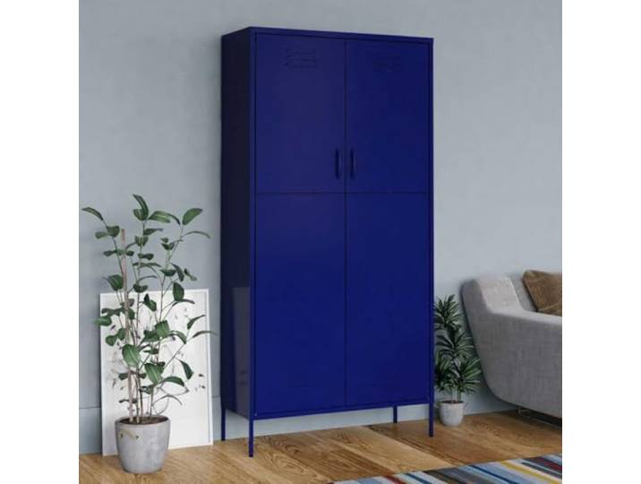 HKLGBVCR Schrank, Stahl, Marineblau, 90 x 50 x 180 cm