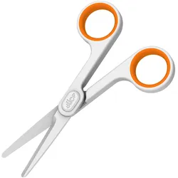 Slice, Schere, 10544 Universalschere Linkshänder, Rechtshänder 141 mm Weiss, Orange (14.10 cm)