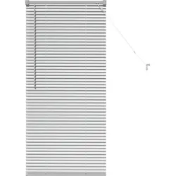 vidaXL Venezianische Jalousien Silber 130 x 65 cm Aluminium