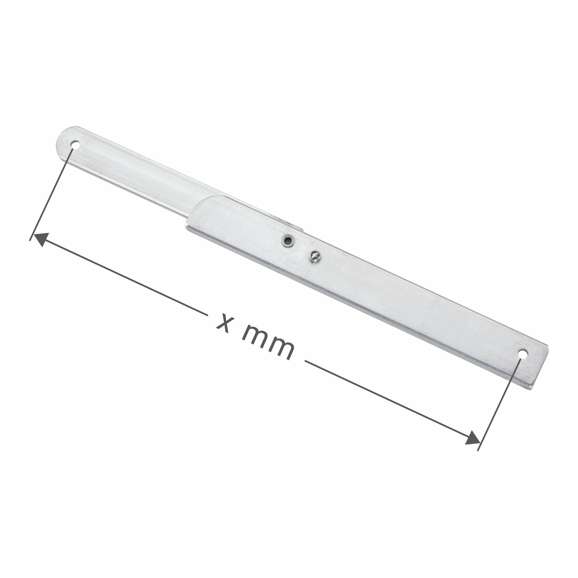 Zarges Knickstrebe 402 mm links mit Anschlag (800390)