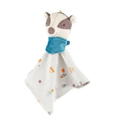 Sigikid 39918 - Schnuffeltuch Dachs, sigibaby, Baumwolle, 7x8x24cm