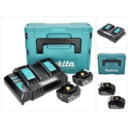Makita, Werkzeugakku + Ladegerät, Power Source Kit (18 V)
