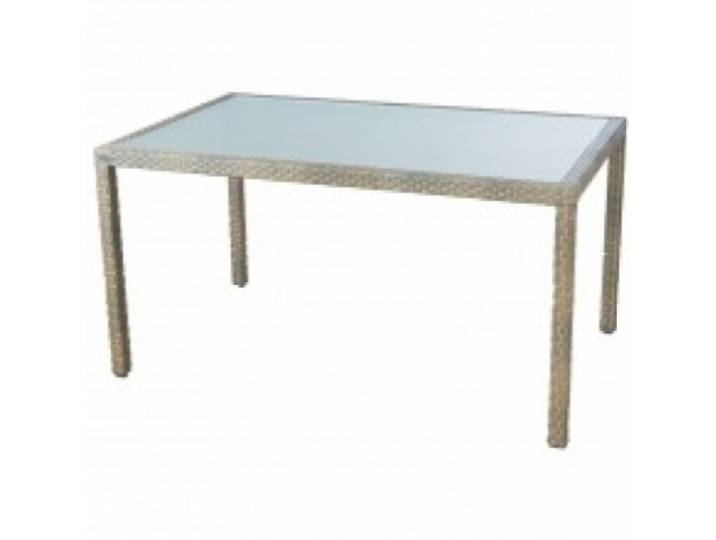 Tuintafel tuinmeubelen wicker 165x100cm