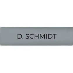 DoorBird D21x Namensschild für eine Ruftaste, individuelle Gravur – RAL 7001