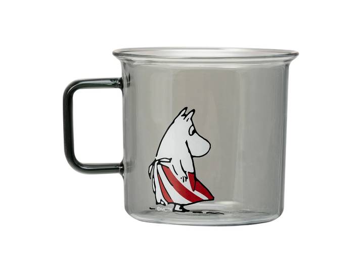 Muurla Tasse en verre Moominmamma 35 cl Gris