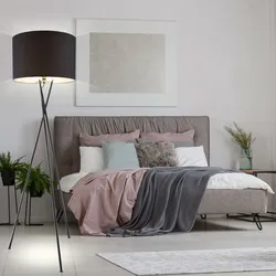 Stand Lampe Arbeits Zimmer Lese Stativ Strahler Steh Leuchte Stoff Schirm schwarz Globo 24686