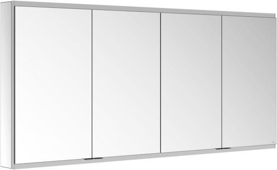 Keuco Royal Modular 2.0 Spiegelschrank 800401160000500 1600 x 700 x 120 mm, 2 Steckdosen, 2 Doppel-USB-Ladestellen, Wandvorbau, 4-türig