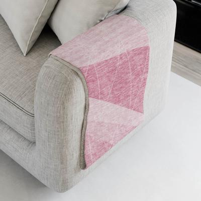 Addison Rugs Premium Machine Washable Modern Prism Sherpa Throw Blanket