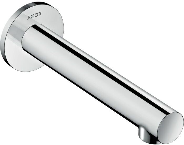 Hansgrohe Axor Uno Wanneneinlauf 45410800 Ausladung 175mm, gerade, mit Rosette, Wandmontage, Edelstahl-Optik