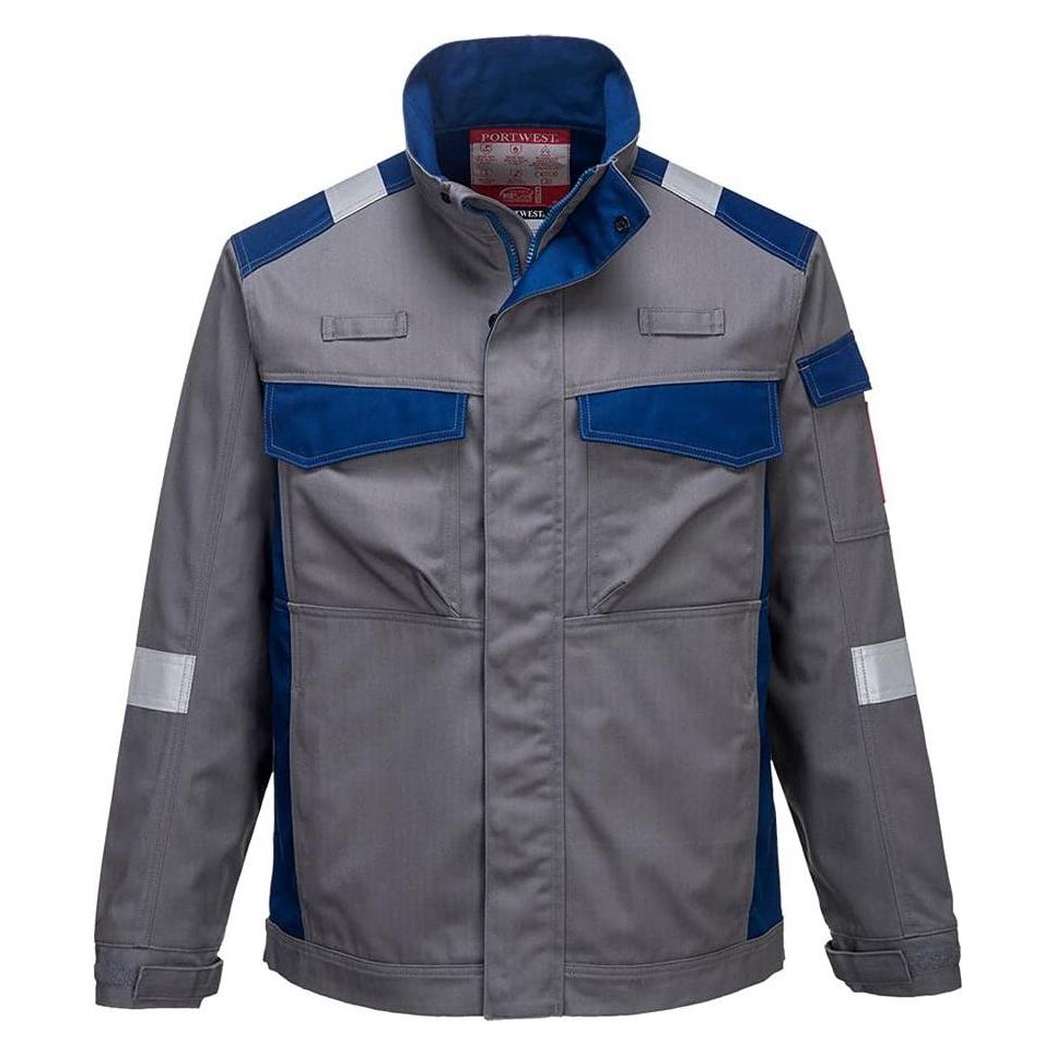 Portwest Multinorm Arbeitsjacke "Bizflame" Grau XL (XL) (FR08GRRXL)