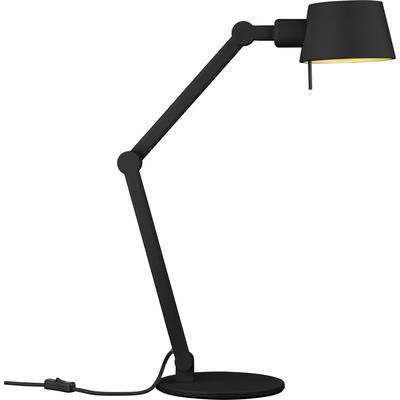 Tischleuchte "MEDO", schwarz, 1, H: 39cm, 1 Stk., HELL HÖLLISCH GUTES LICHT, Leuchten, Schnurschalter, In der Höhe einstellbar, Tischleuchte
