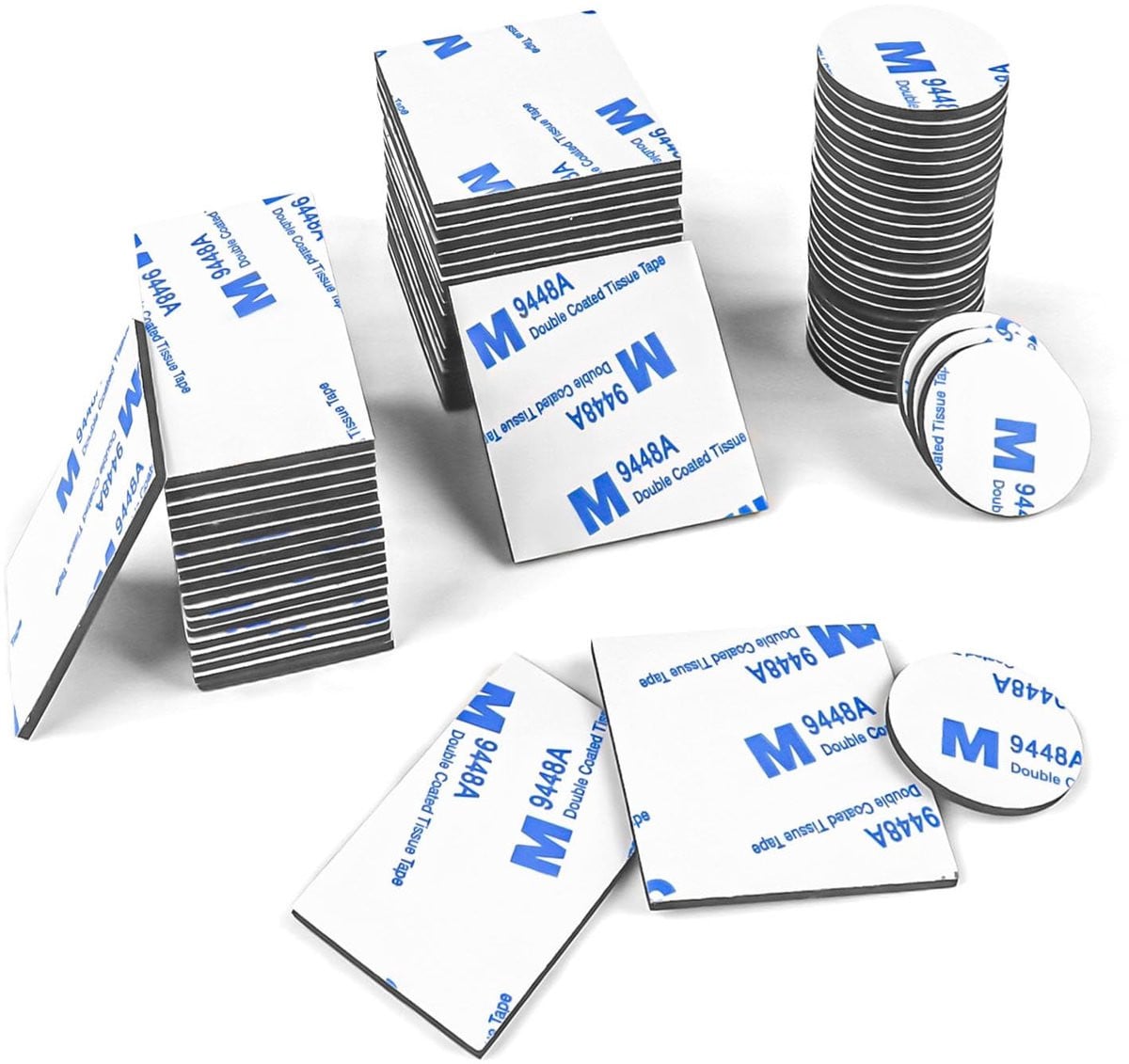 Extra Sterke Dubbelzijdige Plakstrips - 60 Stuks - Voor het boorvrij ophangen aan muren en diverse oppervlakken