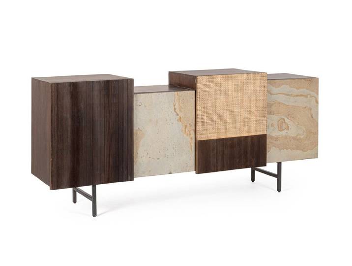 Feeling4Home Sideboard Kinbik aus Mangoholz, 180 cm