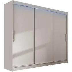 KLEIDERSCHRANK Aston II, mit RGB LED Beleuchtung