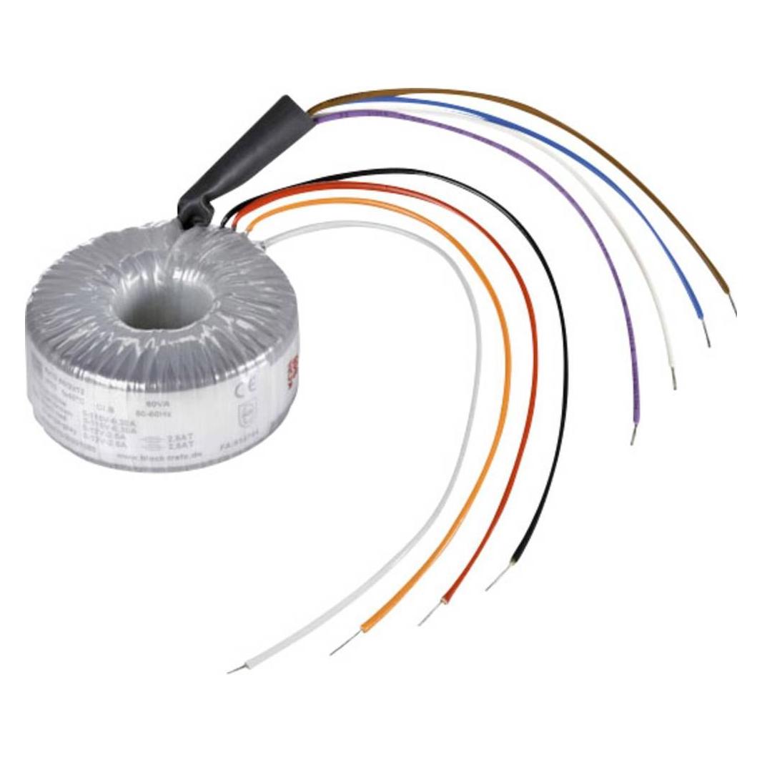 Block Toroidal Transformer 120VA 2x115V 2x9V (RKD 120/2x9)