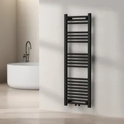 Handtuchheizkörper Voss 120x40 cm Schwarz [neu.haus]