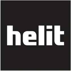 helit Papierkorb H2515795 26x31,5cm 15l rund Metall schwarz
