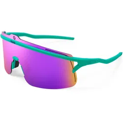 Yeaz, Damen, Sportbrille, SUNSHADE Sport goggles matt green / mirror purple (Grün, Rot), Grün