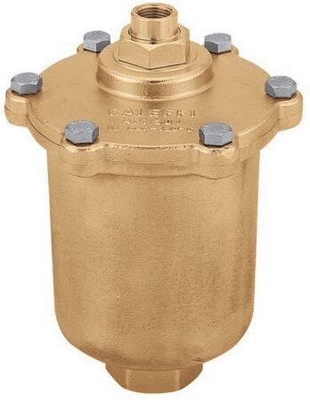 Caleffi Schnellentlüfter 501500 Messing, 3/4"x3/8" IG, automatisch, für Heizungs-/Klimaanlagen