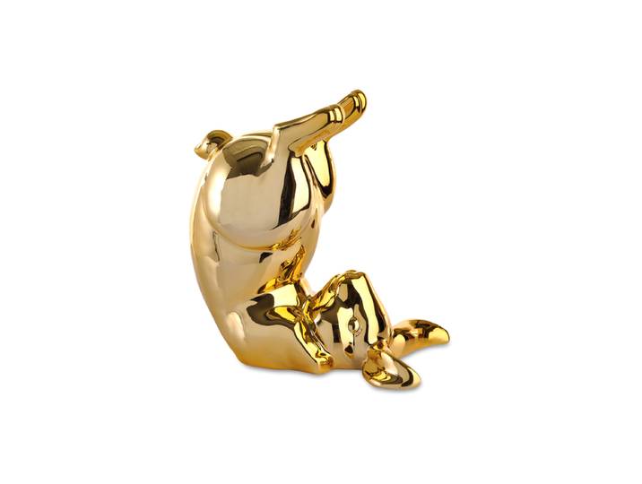 Design Spardose „Bunny Bum Moneybox“ Metallic Pols Potten