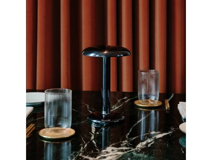 Gustave Portable Lampe de Table Matt Anthracite - Flos Flos Architectural - Terrasse - Design - Métal - Avec abat-jour