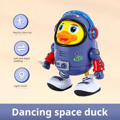 JoyToys Interactive Dancing Duck Toy With Music, Lights & Space Adventure For Babies And Toddlers duck