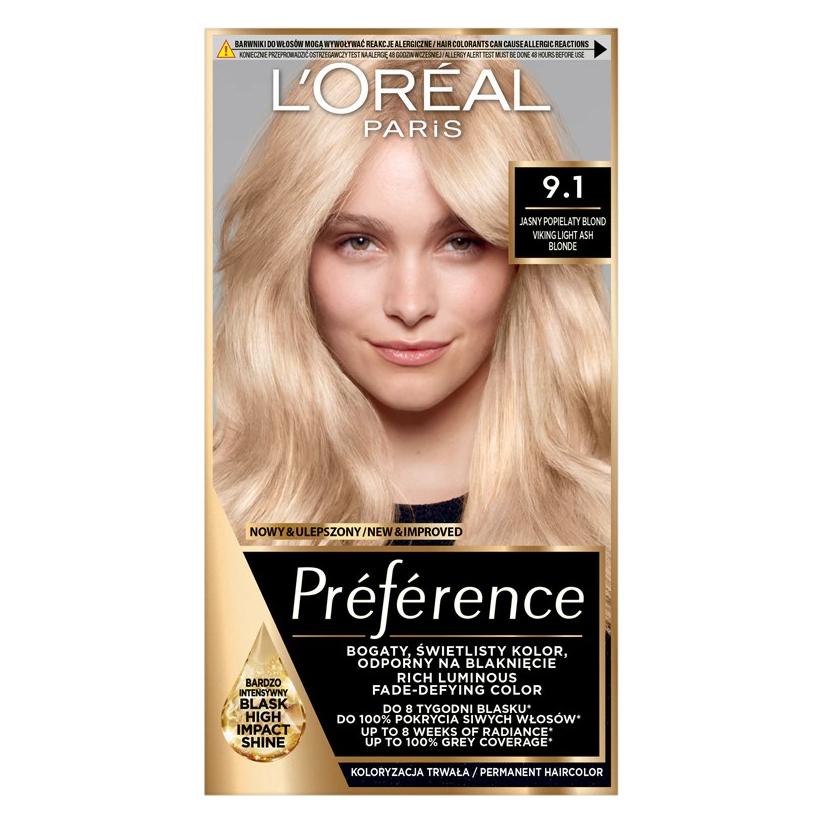 L'Oréal Paris L'Oreal Paris Paint Recital Preference with a very light ash blonde (9.1 Oslo - sehr helles Aschblond) (3600010021872)