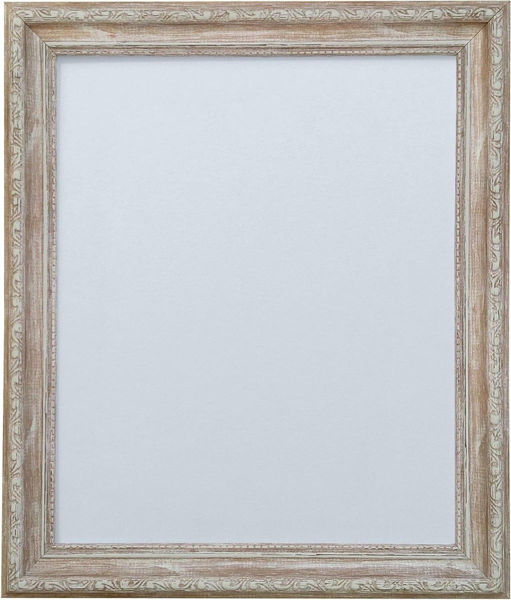 Houten Fotolijst in Shabby Chic Stijl - Lichtblauw - 40 x 50 cm