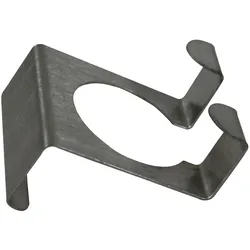 Doppel Türhaken aus Edelstahl zum Einhängen - Türgarderobe ohne Bohren/Kleben - schafft zusätzlichen Stauraum für Kleidung, Handtücher, Taschen